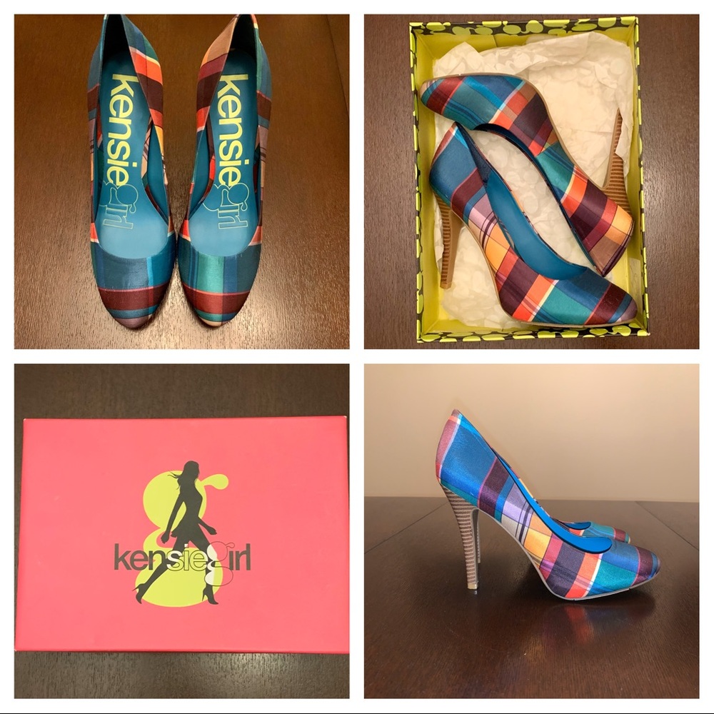 ‼️SOLD‼️💙💚🧡❤️KENSIE GIRL MULTICOLOR SHOES